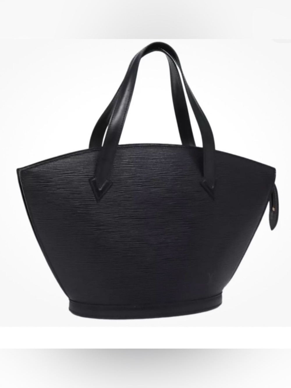 authentic LOUIS VUITTON Epi Saint Jacques HandBag Black  -Preowned